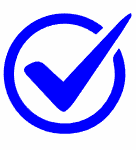 Online school- Crestmont dark blue tick