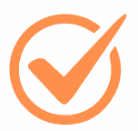 Online school- Crestmont light orange tick