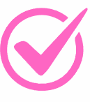 Online school- Crestmont light pink tick